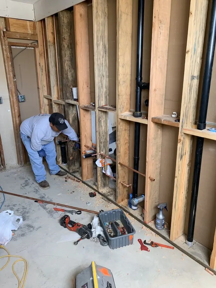 Commercial rough-in plumbing for Water Heater Replacement in Prospect Heights